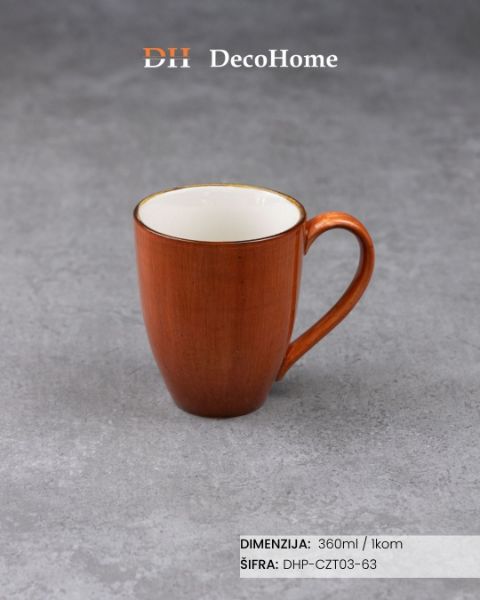 Slika Porcelanska šolja 360ml /1kom - DHP-CZT03-63