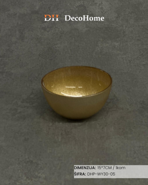 Slika Staklena činija 15*7cm / 1kom - DHP-WY30-05