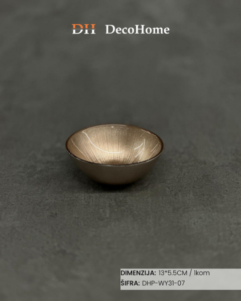 Slika Staklena činija 13*5.5cm / 1kom - DHP-WY31-07