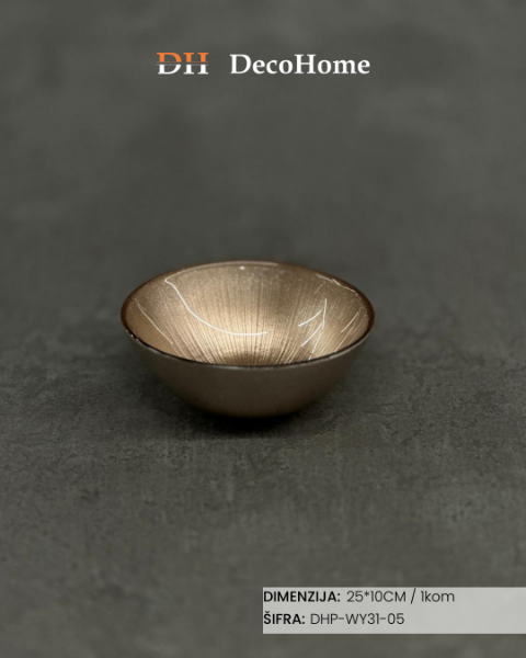 Slika Staklena činija 25*10cm / 1kom - DHP-WY31-05