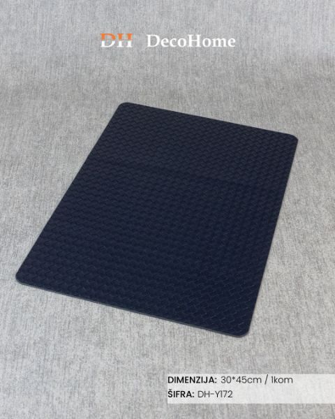 Slika Kožni podmetač za tanjire plavi 30*45cm / 1kom - DH-Y172
