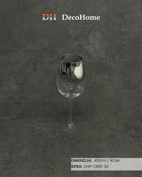 Slika Staklene čaše 450ml / 4kom - DHP-CB15-20