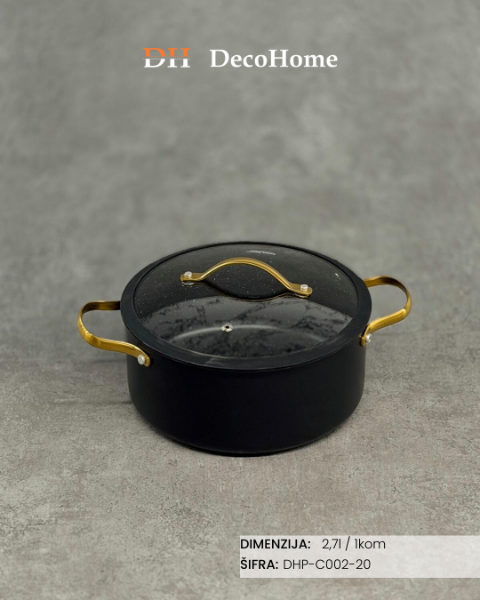 Slika Šerpa crna 2,7l / 1kom - DHP-C002-20