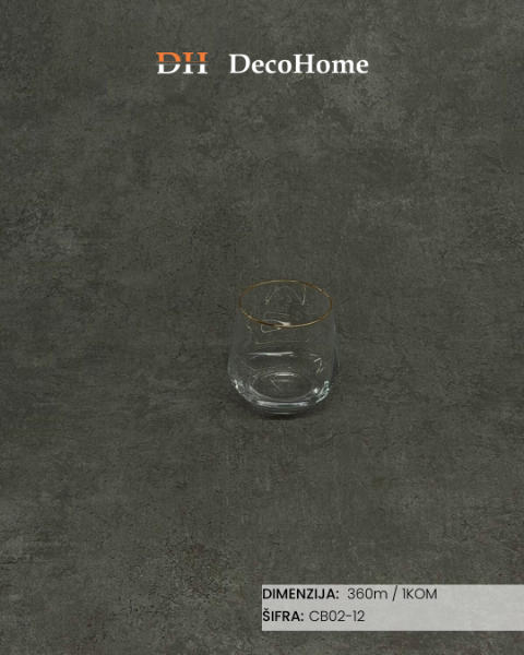 Picture of Staklene čaše 360ml / 6kom - DHP-CB02-12
