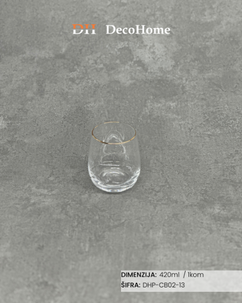 Slika Staklene čaše 420ml / 6kom - DHP-CB02-13