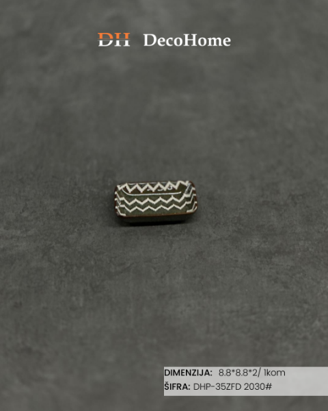 Slika Porcelanska četvrtasta činija 8.8*8.8*2cm / 1kom - DHP-35ZFD 2030#