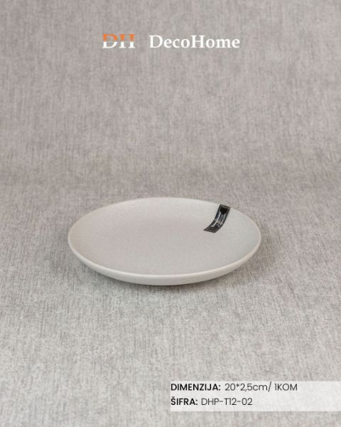 Slika Porcelanski tanjir 20*20*2.5cm / 1kom - DHP-T12-02