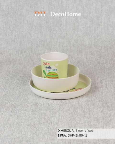 Slika Dečiji set kornjača / 3kom - DHP-BM16-12