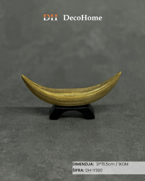 Slika Dekorativni zlatni ukras 31*15.5cm  / 1kom - DH-Y380