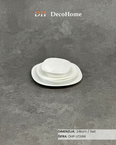 Slika Set za ručavanje od arkopala za 6 osoba / 24kom - DHP-LF24W