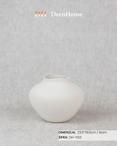 Slika Keramička vaza 23.5*19.5cm / 1kom - DH-Y133