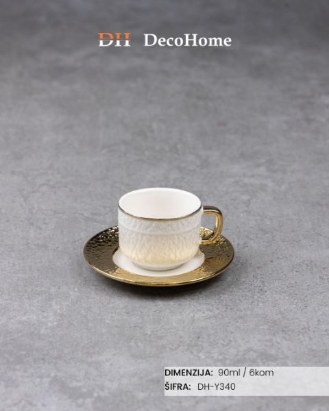 Slika Keramičke šolje 90ml / 6kom - DH-Y340