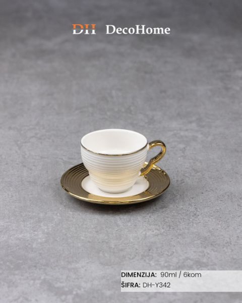 Slika Keramičke šolje 90ml/ 6kom - DH-Y342