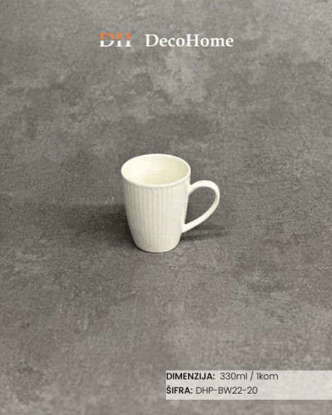 Slika Porcelanske šolje 330ml / 1kom - DHP-BW22-20