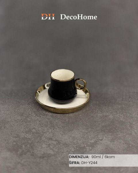 Slika Keramičke šolje 90ml / 6kom - DH-Y244