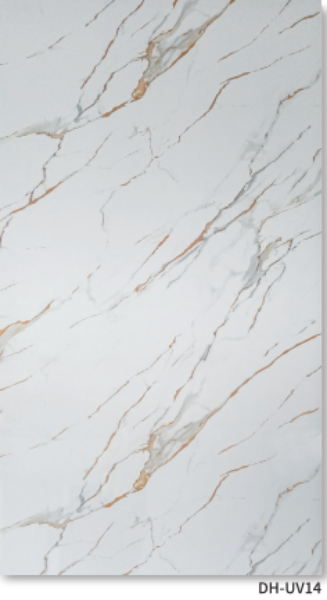 Slika DH-UV14 PVC zidni panel Carara Gold 1220*2800*3