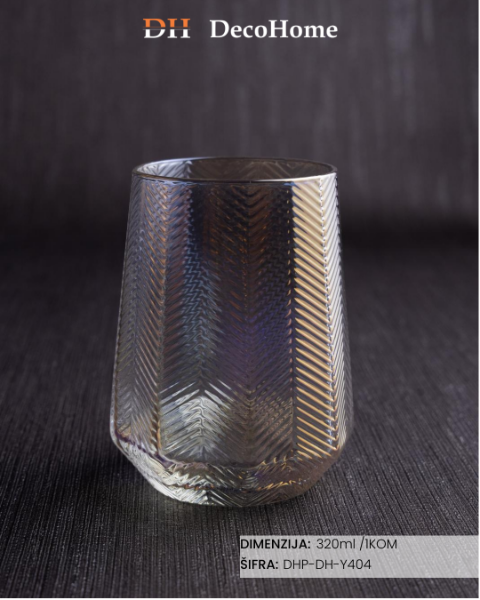Slika Staklena čaša 320ml / 1kom DH-Y404