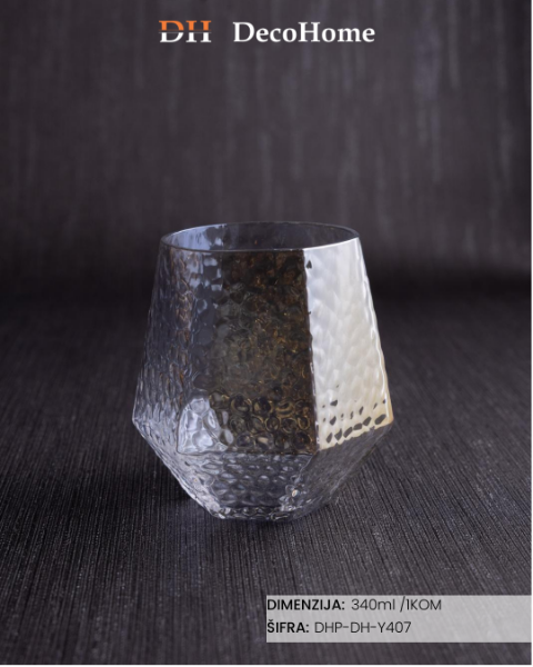 Slika Staklena čaša340ml/ 1kom DH-Y407