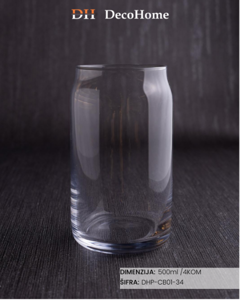 Slika Skalene čaše 500ml / 4kom - DHP-CB01-34