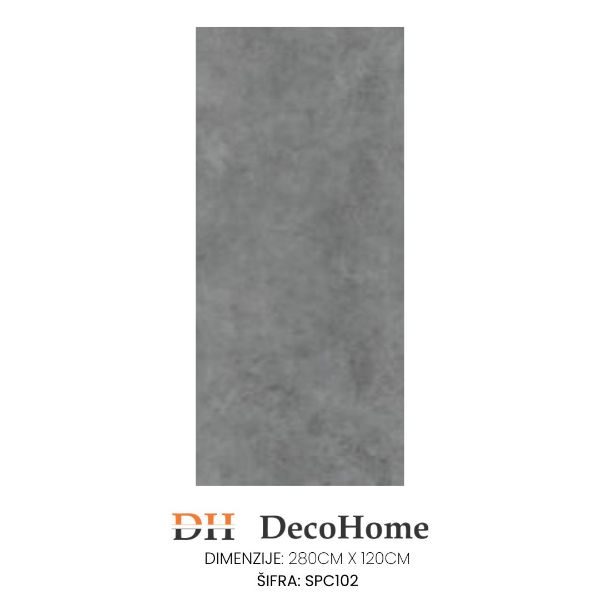 Slika PVC zidni panel SPC102 Concrete Grey (122*280)