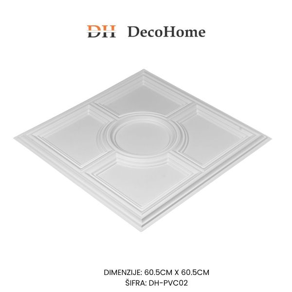 Slika Dekorativni 3D panel DH-PVC02 605*605