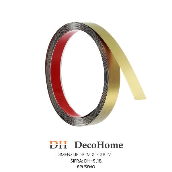 Slika Samolepljiva traka brušeni titanium DH-SL10 20cm*3m