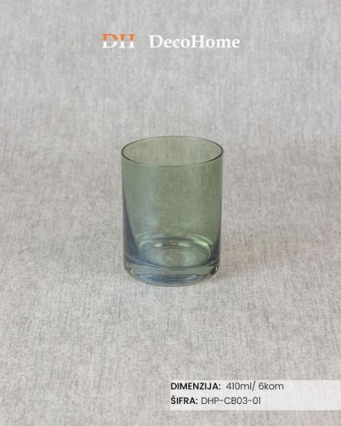 Slika Staklene čaše 410ml / 6kom DHP - CB03-01