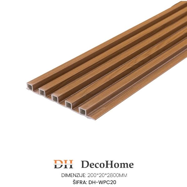 Slika Zidna WPC letvica lajsna DH-WPC20 200*20*2800