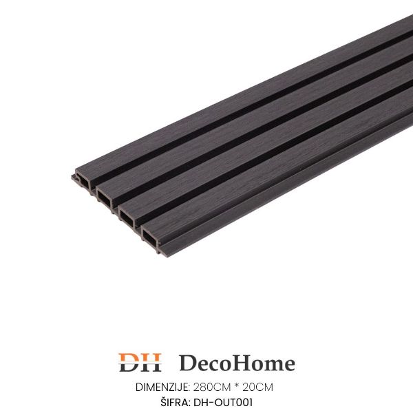Slika Dekorativne letvice za spoljašnju upotrebu 219*26*2800 DH-OUT001