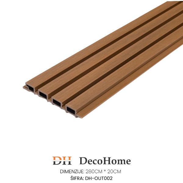 Slika Dekorativne letvice za spoljašnju upotrebu 219*26*2800 DH-OUT002