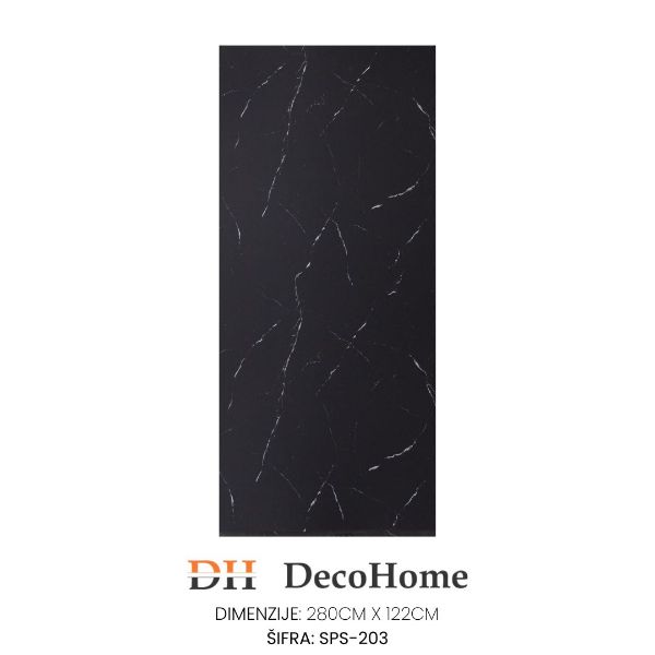 Slika PVC zidni panel SPC-203 Nero Marquina (122*280)